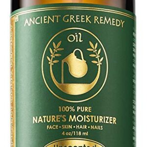 Unscented Organic Skin Moisturizer - Blend of Natural Oils & Vitamin E - Anti-Aging, Hydrating - 4oz  Beauty & Personal Care