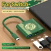 Portable Nintendo Switch Docking Station TYPE-C Hub with HDMI and USB 3.0 Perfect for Travel and Gaming - AliExpress 7 - Color : dark green