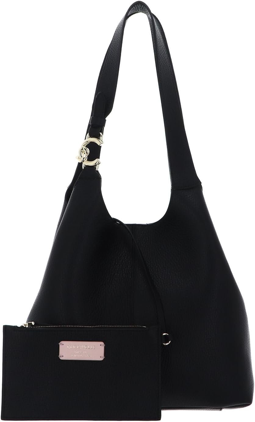 Coccinelle – Black Leather Handbag C-Easy Shopper