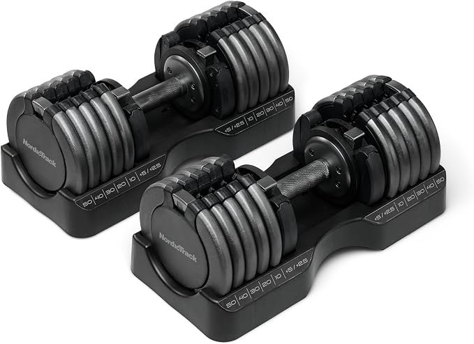 NordicTrack — Mancuernas Ajustables (Par, 55 lb)