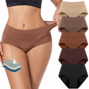 Breathable Leak-Proof High-Waist Menstrual Panties