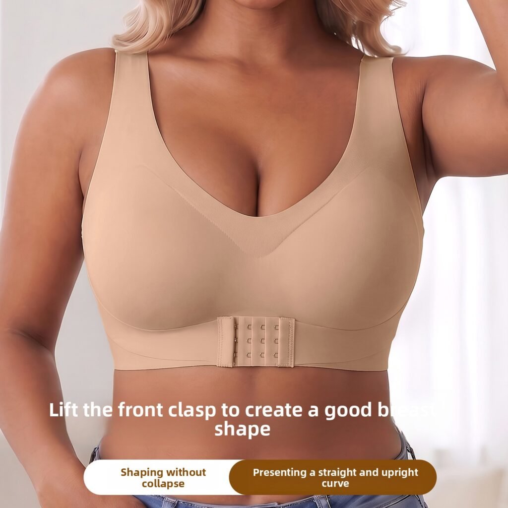 Fixed Cup Sports Bra with Antibacterial Fabric