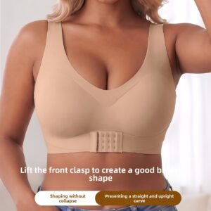 Fixed Cup Sports Bra with Antibacterial Fabric