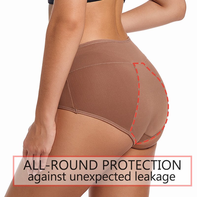Breathable Leak-Proof High-Waist Menstrual Panties - Image 2