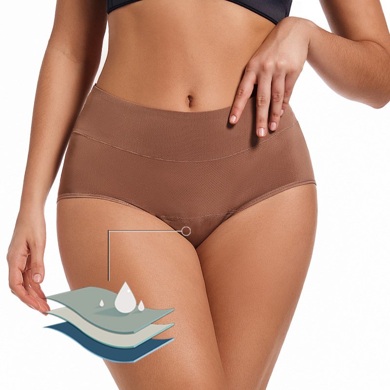 Breathable Leak-Proof High-Waist Menstrual Panties - Image 4