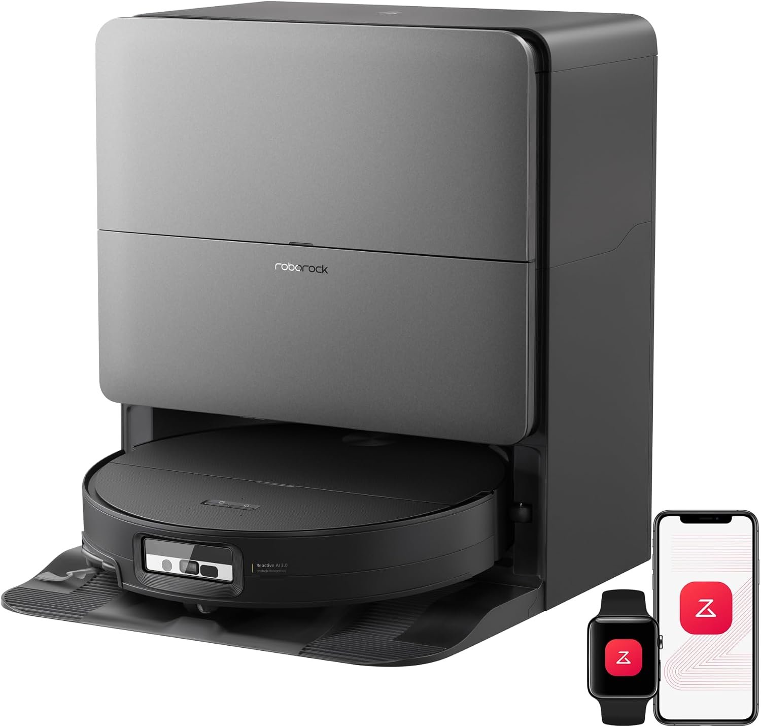 roborock Saros 20 — Robot Aspiradora y Trapeadora Ultra Delgado